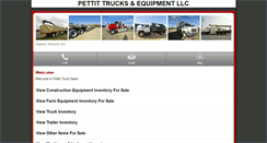 Desktop Screenshot of m.pettittrucks.com